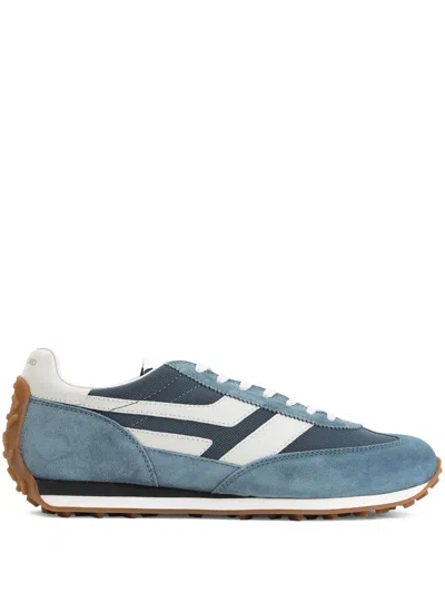 Tom Ford Logo-print Sneakers In Blue