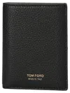 Tom Ford Logo Print Wallet Wallets And Card Holders Black