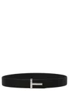 Tom Ford Logo Reversible Belt Belts Multicolor