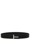 Tom Ford Logo Reversible Belt Belts Multicolor