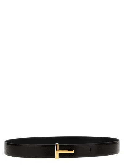 TOM FORD TOM FORD LOGO REVERSIBLE BELT