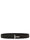 Tom Ford Logo Reversible Belt Belts Multicolor In Multicolor