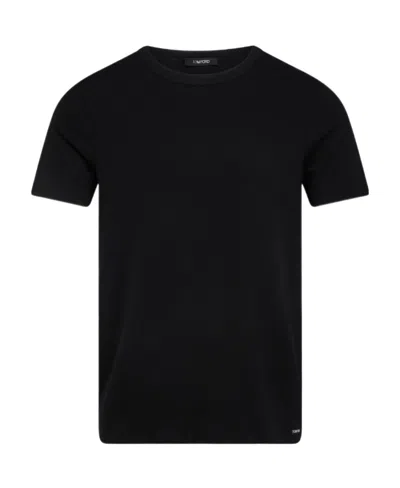 Tom Ford Cotton Modal T-shirt In Blue
