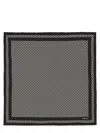 Tom Ford Logo Scarf In Black