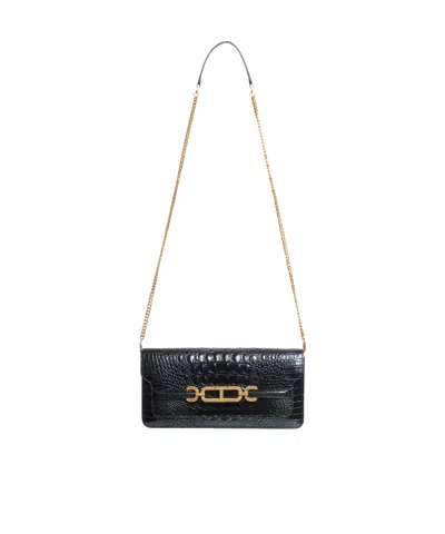 Tom Ford Shoulder Bag In Dark Beige