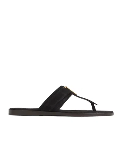 TOM FORD LOGO SLIPPERS