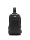 Tom Ford Logo-stamp Crossbody Bag In Black