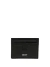 Tom Ford Embossed-flower Leather Wallet In Black