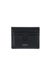 Tom Ford Logo-stamp Leather Wallet In Black