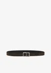 Tom Ford Men Logo Reversible Belt In Brown