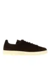 TOM FORD LOGO SUEDE SNEAKERS