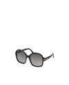 Tom Ford Hanley 57mm Gradient Butterfly Sunglasses In Black