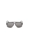 Tom Ford Logo Sunglasses In Gray