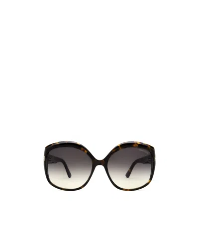 Tom Ford Logo Sunglasses In Black