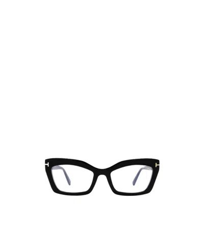 Tom Ford Logo Sunglasses In Black