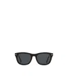 Tom Ford Kendel Smoke Gradient Square Unisex Sunglasses Ft1076 01b 54 In Black