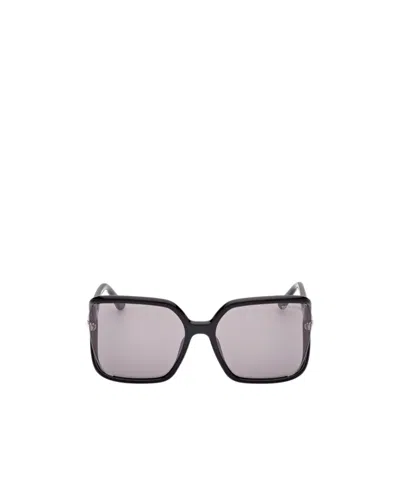 Tom Ford Logo Sunglasses In Black