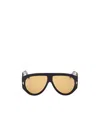 Tom Ford Eyewear Pilot Frame Sunglasses In Black