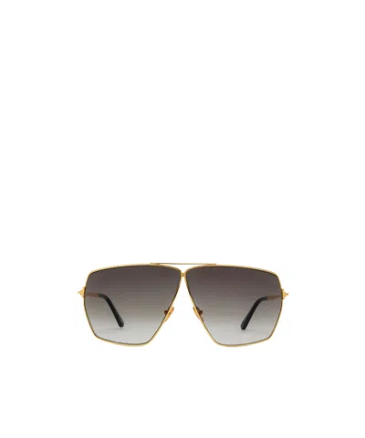 Tom Ford Logo Sunglasses In Gray