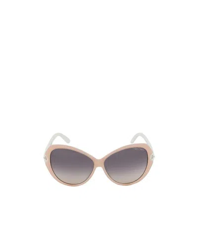 Tom Ford Logo Sunglasses In Gray