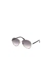 Tom Ford Logo Sunglasses In Gray