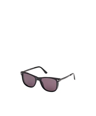 Tom Ford Logo Sunglasses In Gray