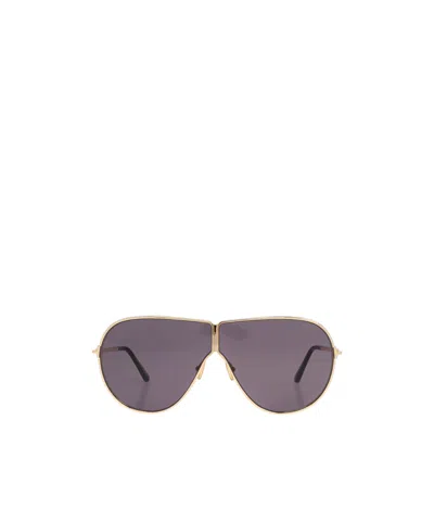 Tom Ford Logo Sunglasses In Gray
