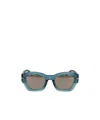 Tom Ford Logo Sunglasses In Gray