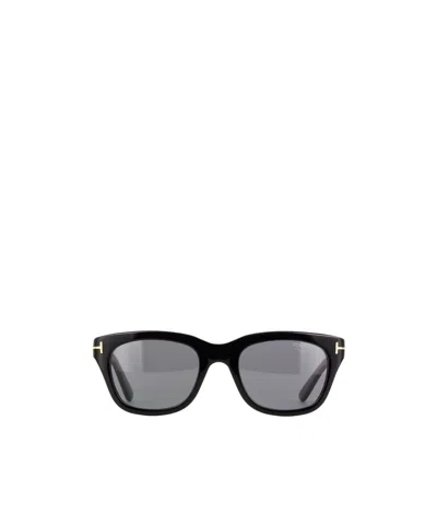 Tom Ford Logo Sunglasses In Gray