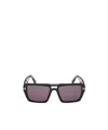 Tom Ford Logo Sunglasses In Gray