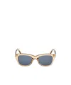 Tom Ford Logo Sunglasses In Gray