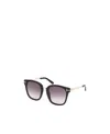 Tom Ford Philippa Square Injection Plastic Sunglasses In Gray
