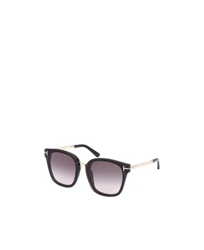 TOM FORD GEOMETRIC FRAME SUNGLASSES