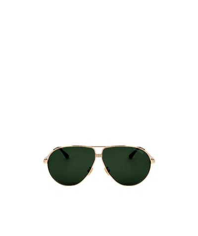 Tom Ford Logo Sunglasses In Green