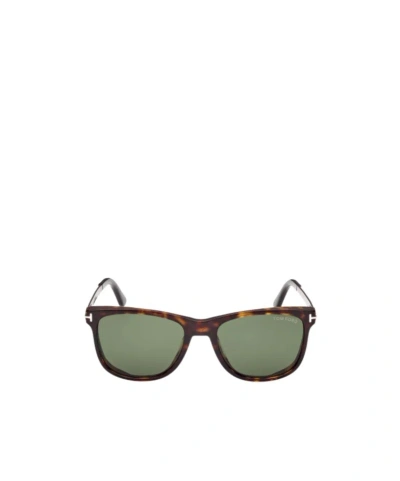 Tom Ford Logo Sunglasses In Green
