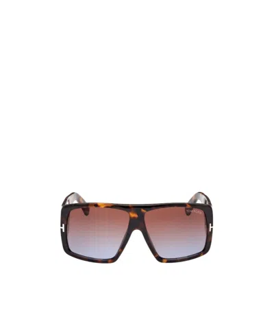 Tom Ford Logo Sunglasses In Multicolor