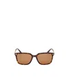 Tom Ford Logo Sunglasses In Nude