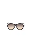 Tom Ford Logo Sunglasses In Nude