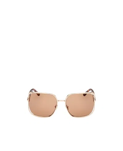 Tom Ford Logo Sunglasses In Nude