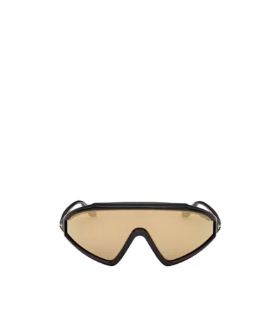 Tom Ford Logo Sunglasses In Nude