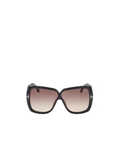 Tom Ford Tf1037 01b Sunglasses In Nero