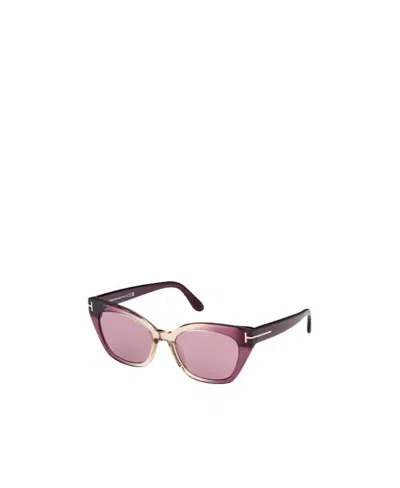 Tom Ford Logo Sunglasses In Pattern