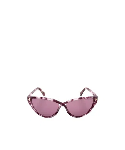 Tom Ford Logo Sunglasses In Pink