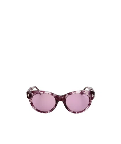 Tom Ford Logo Sunglasses In Pink