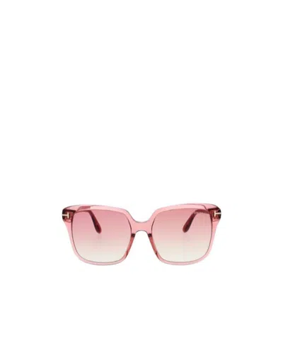Tom Ford Logo Sunglasses In Pink