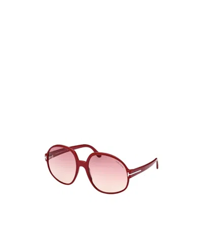 Tom Ford Logo Sunglasses In Pink