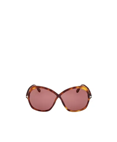 Tom Ford Logo Sunglasses In Pink