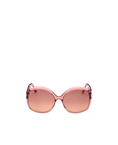 Tom Ford Logo Sunglasses In Pink