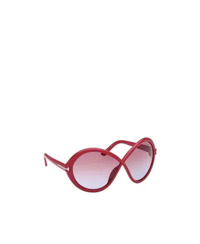 Tom Ford Logo Sunglasses In Pink