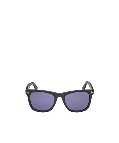 Tom Ford Logo Sunglasses In Purple